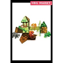 HBG Markt Orman Hayvanları Figürlü Eğitici Oyuncak Seti 25 Parça