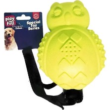 Melonika Sesli Lüx Baykuş Köpek Eğitim Oyuncağı 30X10 cm Sarı