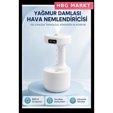 HBG Markt Mey Ithalat® Anti Yerçekimi Su Damlası Hava Nemlendirici 800 ml Ultrasonik Aroma Difüzör