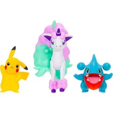 Melonika Pok 95155-F Pokemon Battle 3lü Figür Seti Asorti