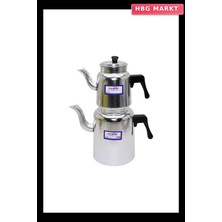 HBG Markt No:1 Lüks Alüminyum Çaydanlık Takımı