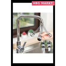 HBG Markt Mey Ithalat® Hortumlu Esnek Su Tasarruflu 2 Modlu Musluk Başlığı