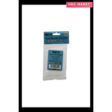 HBG Markt 100 Parça Beyaz Plastik Cırt 2.5X100MM Kablo Bağı