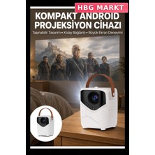 HBG Markt Mini Android Projektör Taşınabilir Sinema