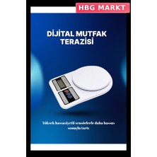 HBG Markt Dijital Mutfak Terazisi 10 kg Kapasiteli Hassas Ölçüm Için Pratik ve Güveni