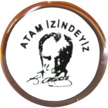Moontime Alaçatı Vatan Rozet Atam Izindeyiz Yuvarlak VT609