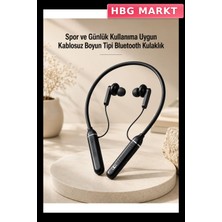 HBG Markt Kablosuz Boyun Askılı Kulaklık: Spor ve Günlük Kullanım Için