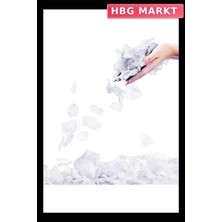 HBG Markt Mey Ithalat® Beyaz Renk Gül Yaprağı Şekilli Konfeti 1 Paket 100 Adet
