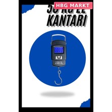 HBG Markt Kompakt Dijital LCD Ekranlı Taşınabilir El Tartısı 50 kg Kapasiteli