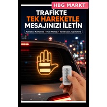 HBG Markt LED Jest Işığı 203 LED Boncuk, 3 Jest Modu