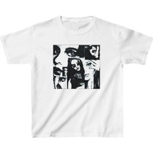 Tarz Yeri Unisex Çocuk Baskılı T-Shirt - Beyaz
