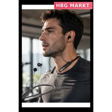 HBG Markt Kablosuz Neckband Kulaklık Bluetooth, Ergonomik Tasarım