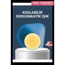 HBG Markt Mey Ithalat® Hareket Sensörlü USB Şarjlı LED Gece Lambası Enerji Tasarruflu