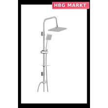 HBG Markt Mey Ithalat® Tema 53260 Rain-Quadro-Pratik 1f Tepe Duş Seti