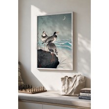 Lia Gallery Snipes At The Shore - Ohara Koson - Çerçeveli Tablo