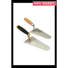 HBG Markt Mey Ithalat® Dekor 064 Ahşap Saplı Sıvacı Malası 26 cm