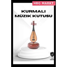 HBG Markt Ud Figürlü Müzik Kutusu, Nostaljik ve Sanatsal Tasarım