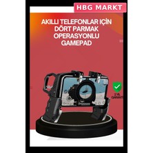 HBG Markt Mobil Gamepad Dört Parmak Oynama Desteği