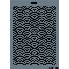Melonika Rich New Seri N-113 Stencil 35X25 cm