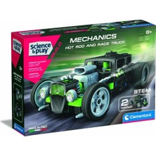 Melonika 75076TR Mekanik Laboratuvarı - Hot Road ve Race Truck +8 Yaş