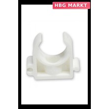 HBG Markt Mey Ithalat® Pvc Boru Pprc Tekli Kelepçe 25 mm 10 Adet