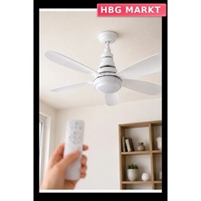 HBG Markt LED Fanlı Tavan Aydınlatması, Modern Tasarım