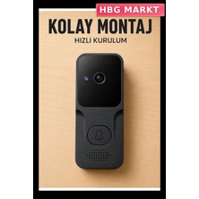 HBG Markt Hd Kameralı Akıllı Görüntülü Kapı Zili