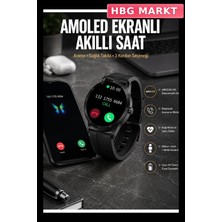 HBG Markt Amoled Ekranlı Şık ve Kullanışlı Akıllı Saat
