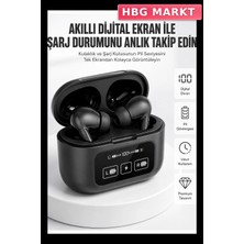 HBG Markt 2. Nesil Kablosuz Kulaklık Şarj Durumu Ekranlı