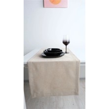 Goccia Home 2'li Kadife Dokulu Runner Krem