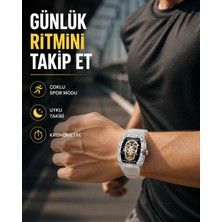 HBG Markt Mey Ithalat® Uzun Pil Ömürlü Akıllı Saat Spor ve Günlük Kullanım Yeni Nesil