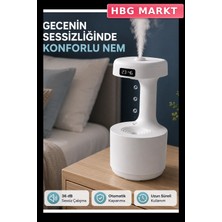 HBG Markt Mey Ithalat® Ultrasonik Hava Nemlendirici 800 ml Aromaterapi Difüzör Ters Su Damlası Efektli
