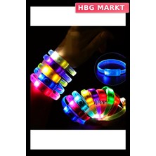 HBG Markt Mey Ithalat® Festival &amp; Parti LED Bileklik 3 Farklı Mod Işıklı 1 Adet
