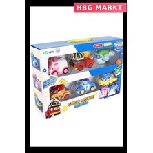 HBG Markt Mey Ithalat® Polı ZR-914 Robocar Poli Gogo Rescue Deluxe 6 Lı Set -