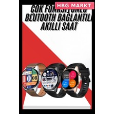 HBG Markt Mey Ithalat® Akıllı Saat 1.5 Inç Amoled Ekran Çift Kordonlu Gps Nfc Uyumlu