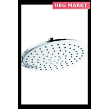 HBG Markt Itimat 970R Oval Duş Tepe Başlığı Krom Kaplama