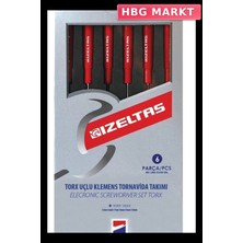 HBG Markt Mey Ithalat® Izeltaş 4530 Elektronikçi Torx Tornavida Seti 6 Parça