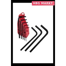 HBG Markt Mey Ithalat®  ST069251 8 Parça Allen Anahtar Takımı