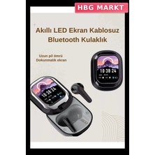 HBG Markt Bluetooth 5.4 Akıllı Ekranlı Kablosuz Kulaklık: Düşük Gecikme ve Yüksek Per