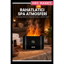 HBG Markt Alev Görünümlü Hava Nemlendirici ve Aromatik Oda Kokusu Difüzörü
