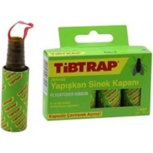 CATEKSSS Tibtrap Yapışkan Karasinek Tuzağı Sinek Bandı 6 Paket