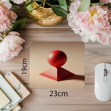Moontime Alaçatı Geometrik Denge Temalı Modern Mousepad - 19X23 cm 2 mm Dikdörtgen Ithal Baskılı Mouse Pad