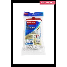 HBG Markt x Large Örgülü Ipli Püskül Pamuk Mop
