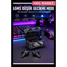 HBG Markt Oyun ve Müzik Için Düşük Gecikmeli Kablosuz Kulaklık