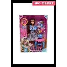 HBG Markt Mey Ithalat® WG66956 -Kutulu Güzellik Masalı Çantalı Bebek Set 11,5 Inç