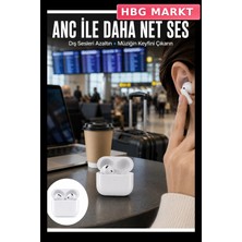 HBG Markt Bluetooth Kulaklık Anc, Ios/android Uyumlu