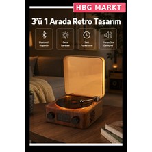 HBG Markt Stereo Ses, Gece Işığı ve Zaman Göstergeli Hoparlör