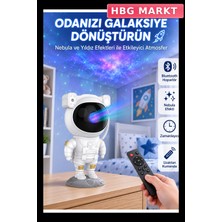 HBG Markt Astronot Projeksiyon Lambası, Bluetooth Müzik Özellikli