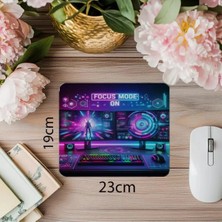 Moontime Alaçatı Odaklan ve Kazan Tasarımlı Mousepad - 19X23 cm 2 mm Dikdörtgen Ithal Baskılı Mouse Pad
