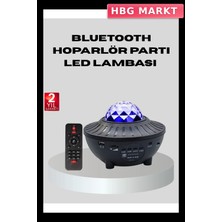 HBG Markt Mey Ithalat® Galaxy Yıldız Projektör Çok Renkli Ayarlı Parlaklık Uzay Atmosfer Işığı